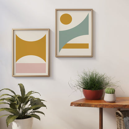 Set of 2 Modern Art Posters