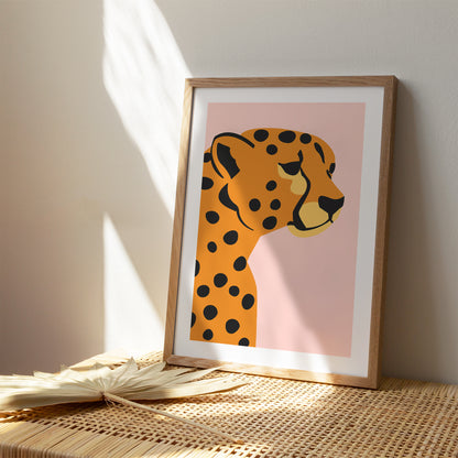 Leopard Profile Poster