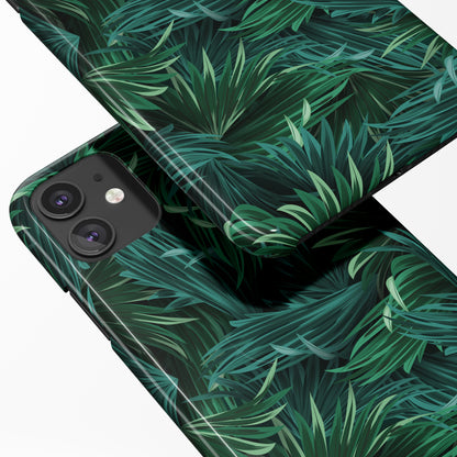 Green Tropical Jungle iPhone Case