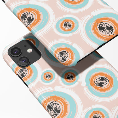 Retro Pastel Pattern iPhone Case