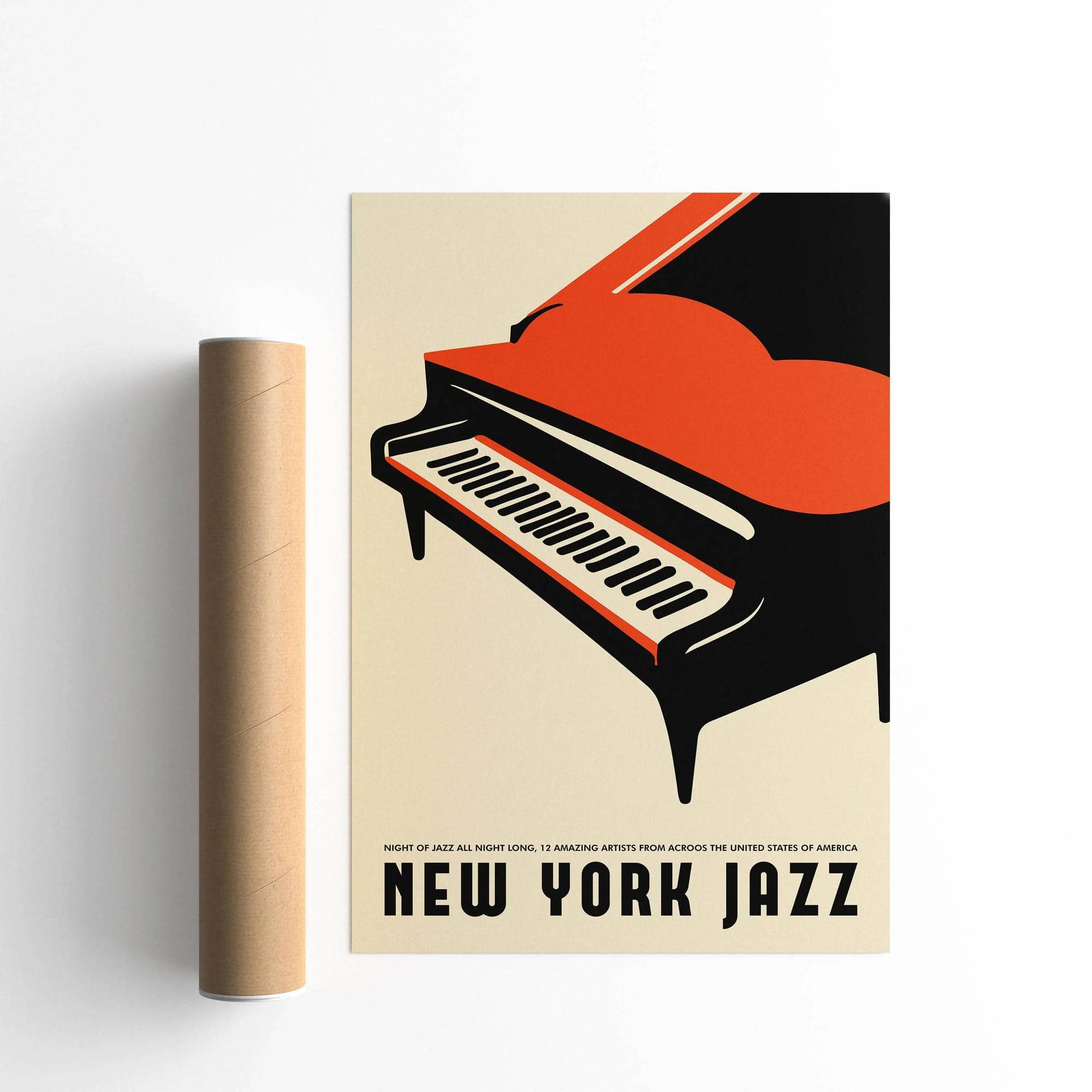 New York Jazz Piano Poster – HypeSheriff