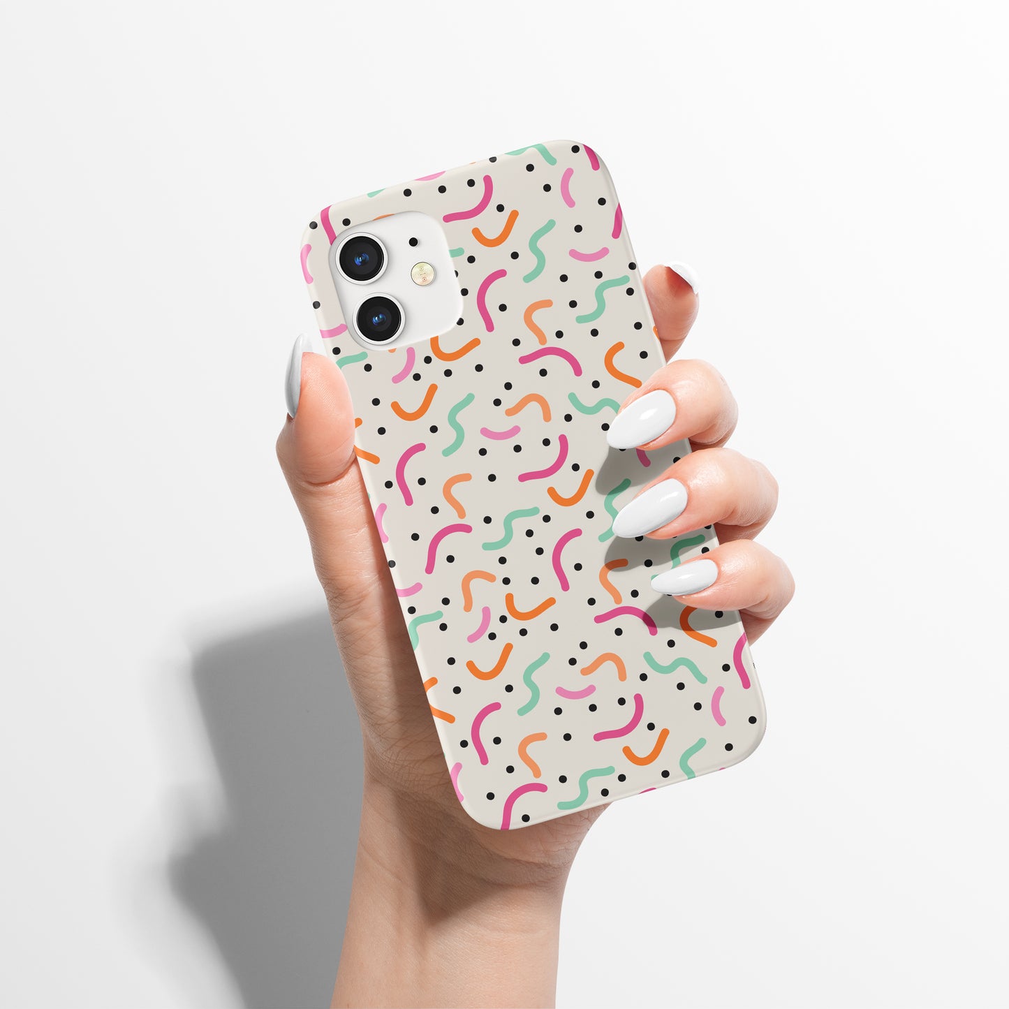 Mid Century Modern Dots iPhone Case