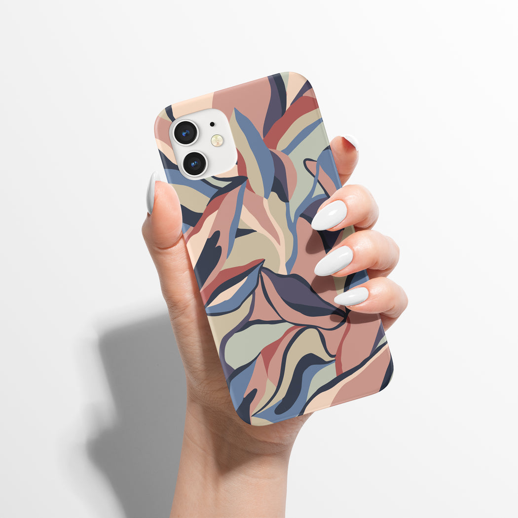 Contemporary Botanical Pattern iPhone Case