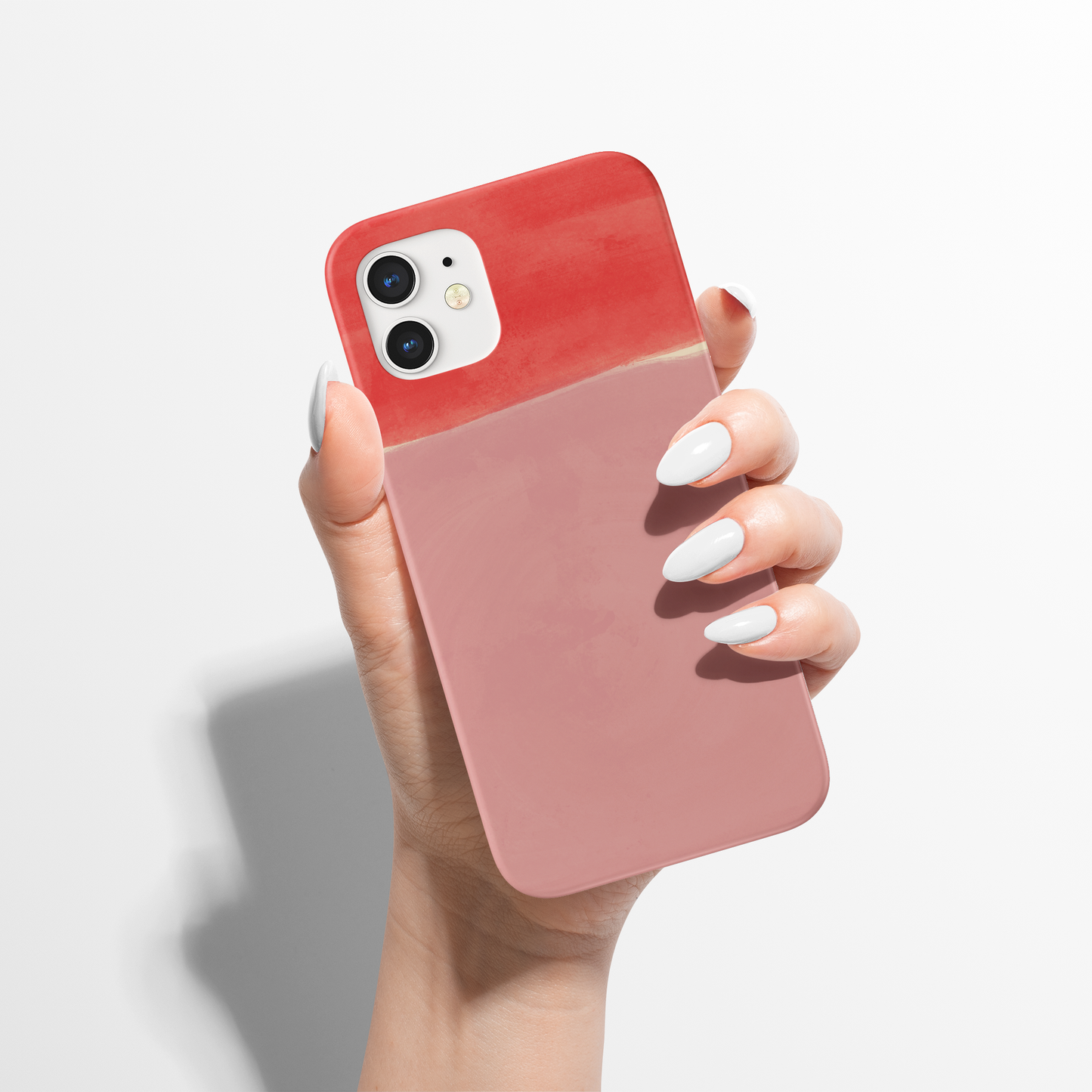 Pink Red Mark Rotho Abstract iPhone Case