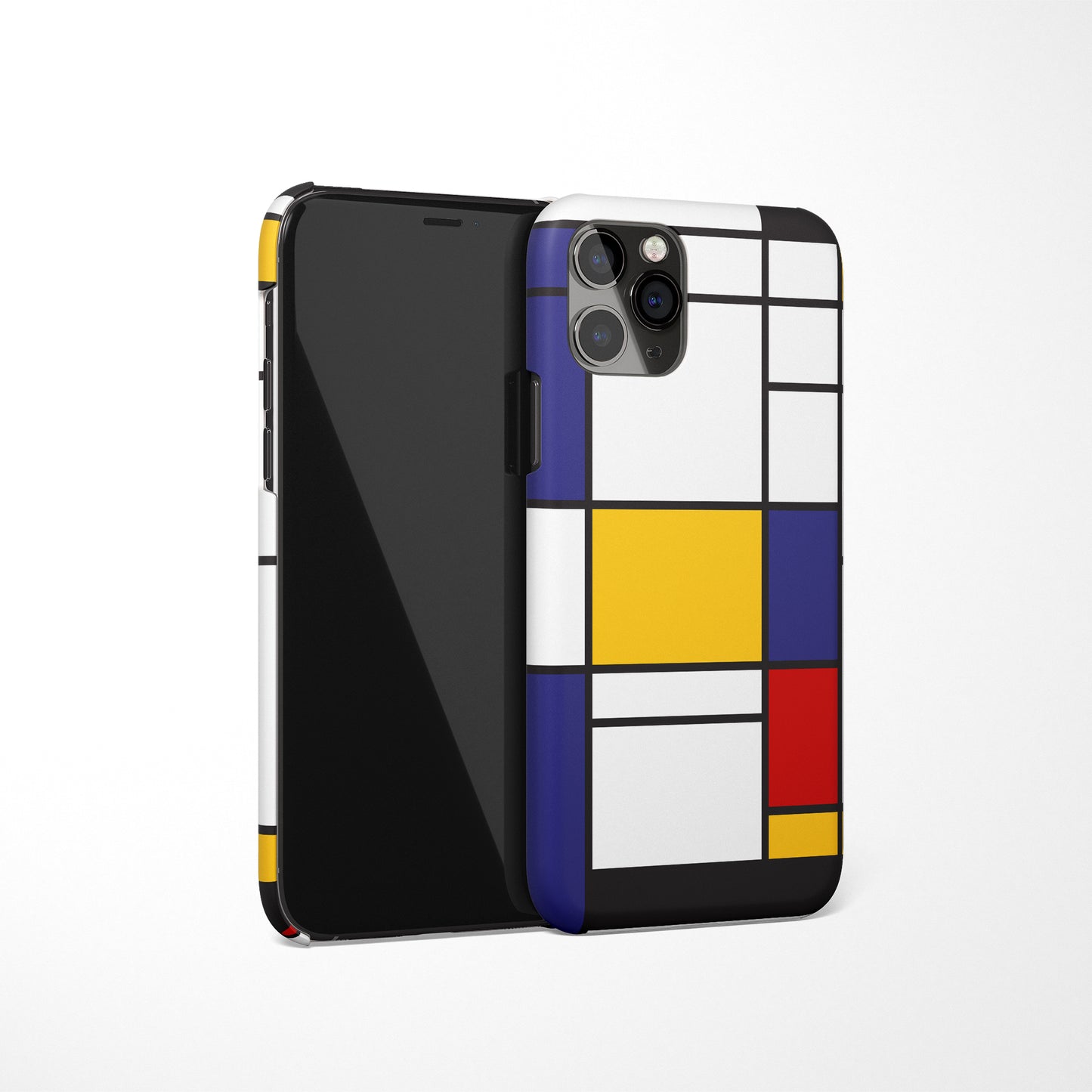 Mondrian Yellow-Red-Blue iPhone Case