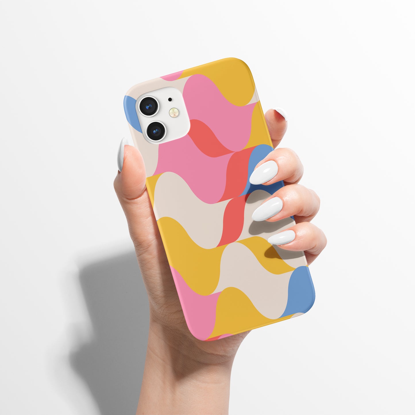 Colorful Mid Century Modern Pattern iPhone Case