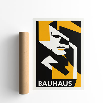 Yellow Modern Bauhaus Poster