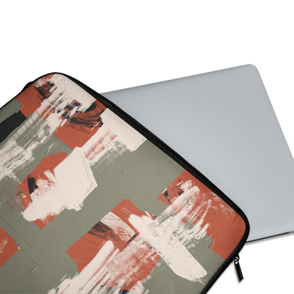 Abstract Rustic Painted Art - Laptop Sleeve