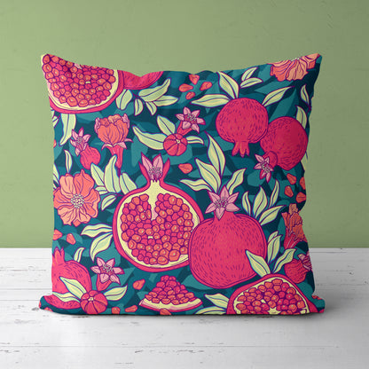 Happy Fruit Throw Pillow