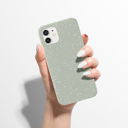 Tiny Snow Minimalist Pattern iPhone Case