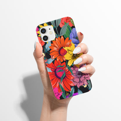 Colorful Floral Feminine Pattern iPhone Case