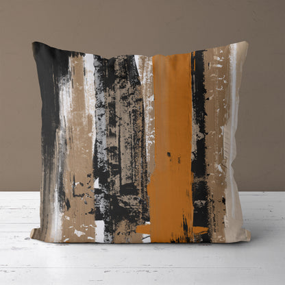 Grunge Modern Abstract Art Throw Pillow