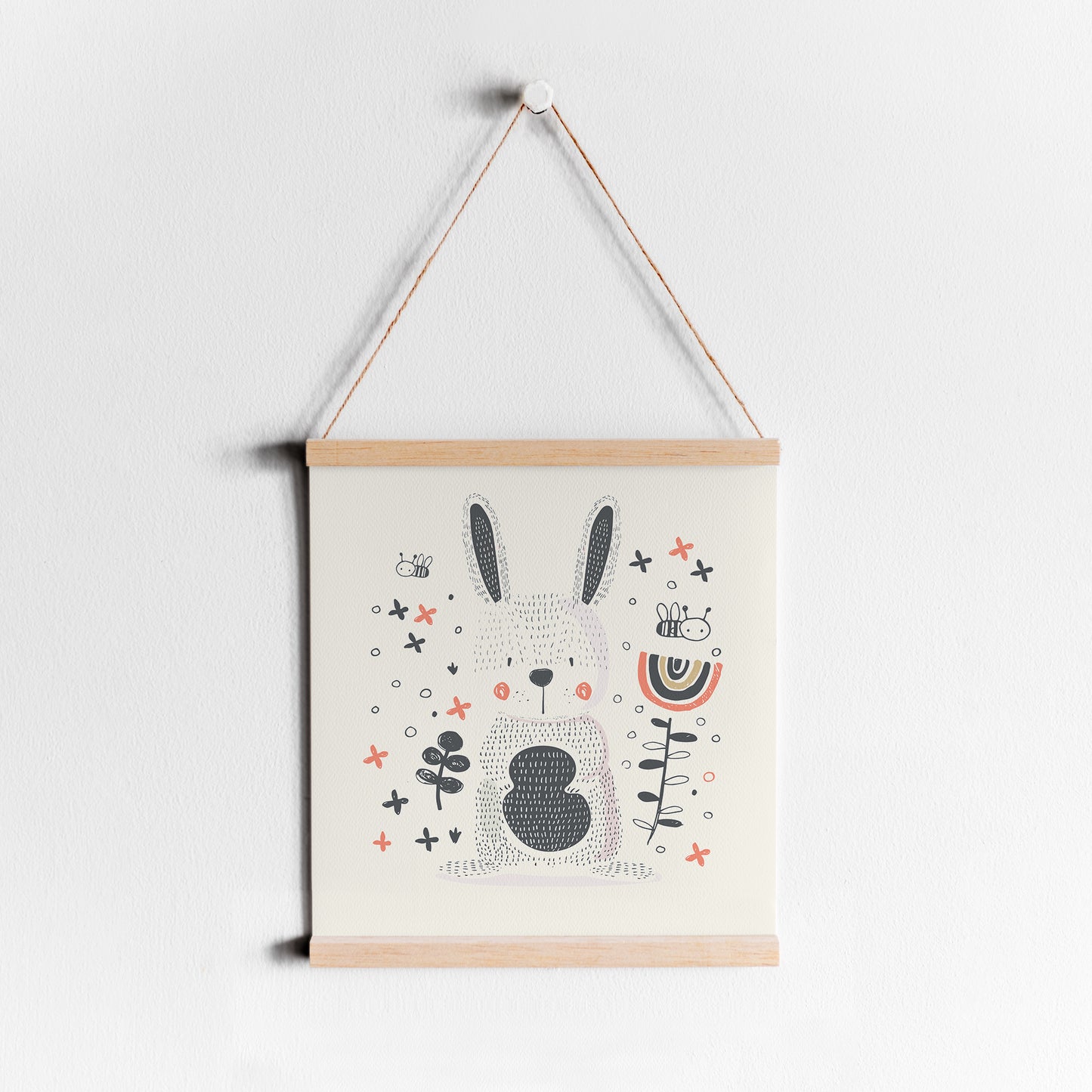 Rabbit Illustration Print