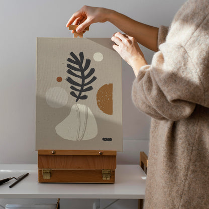 Beige Nature Canvas Print