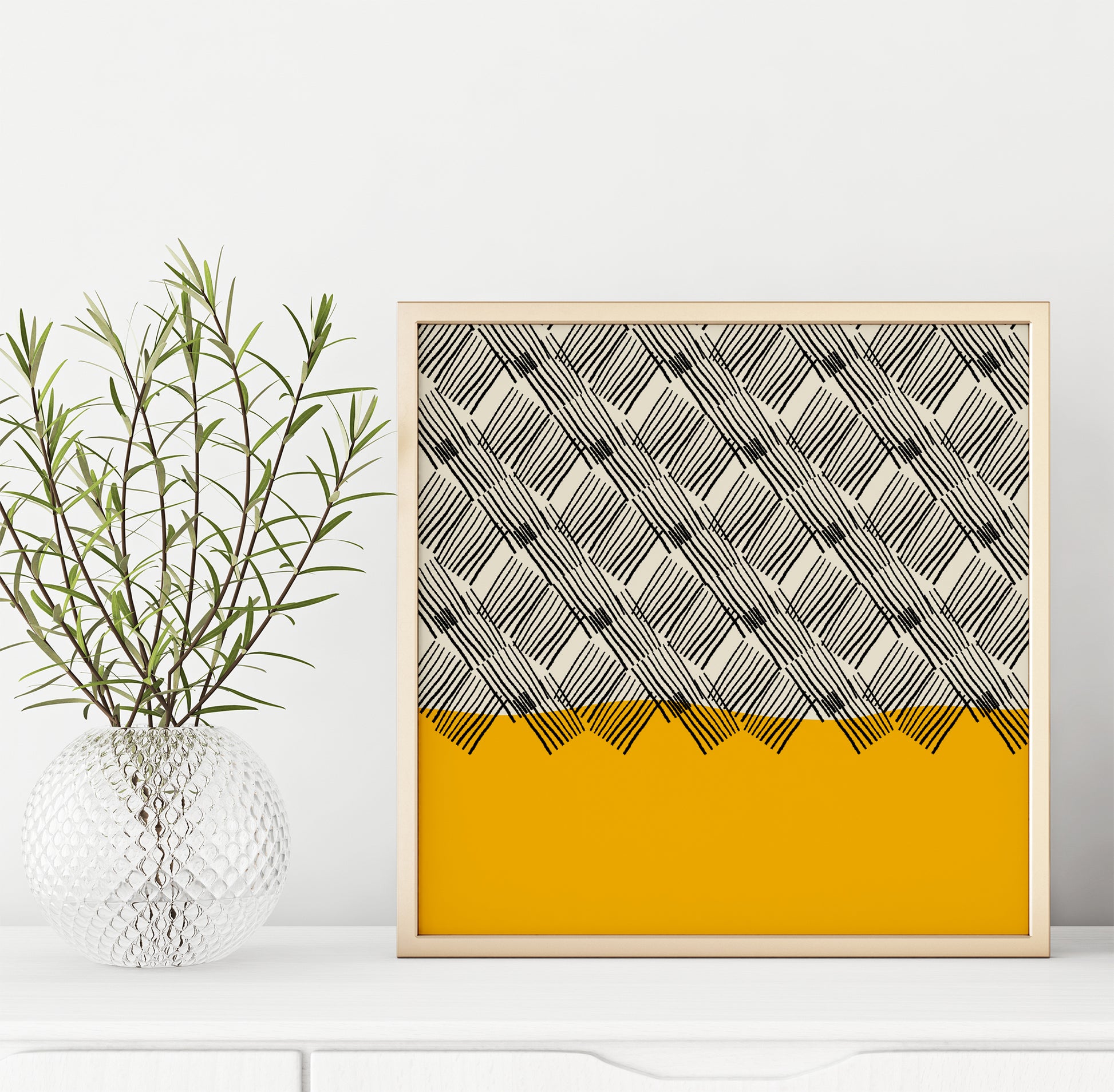 Abstract Mid-Century Print - Shop posters, Art prints, Laptop Sleeves, Phone case and more Online!