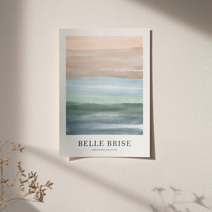 Belle Brise Abstract Modern Poster