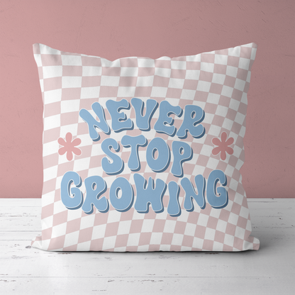 Never Stop Groving, Groovy Throw Pillow