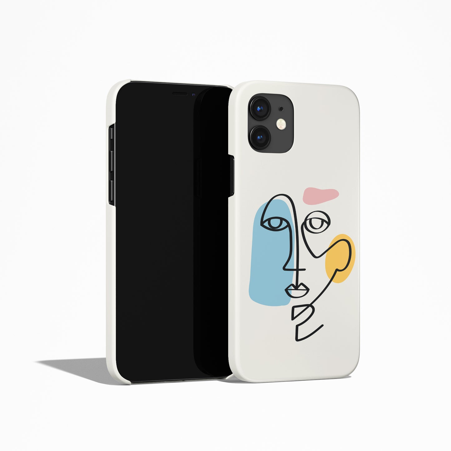 Picasso Face Line Art iPhone Case