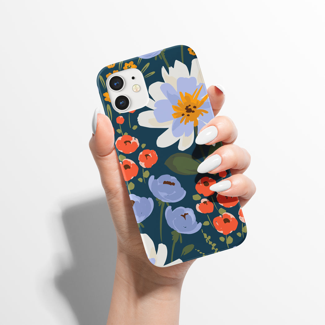 Nature Lover Meadow Floral Pattern iPhone Case
