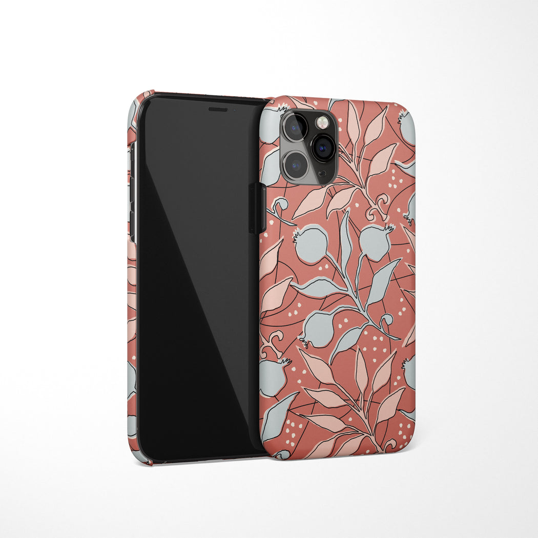 Retro Floral Pattern iPhone Case