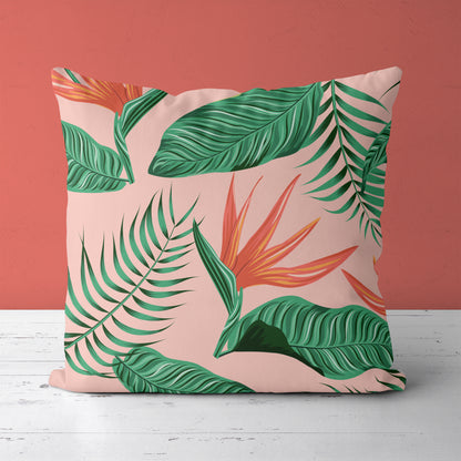 Pink Tropical Pillow