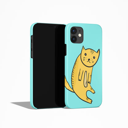 Funny Sad Cat iPhone Case
