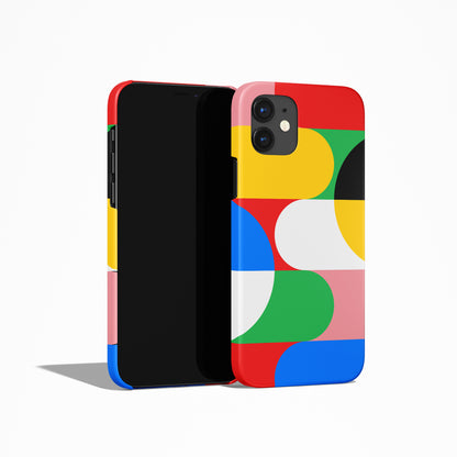 Colorful Geometric Bauhaus iPhone Case