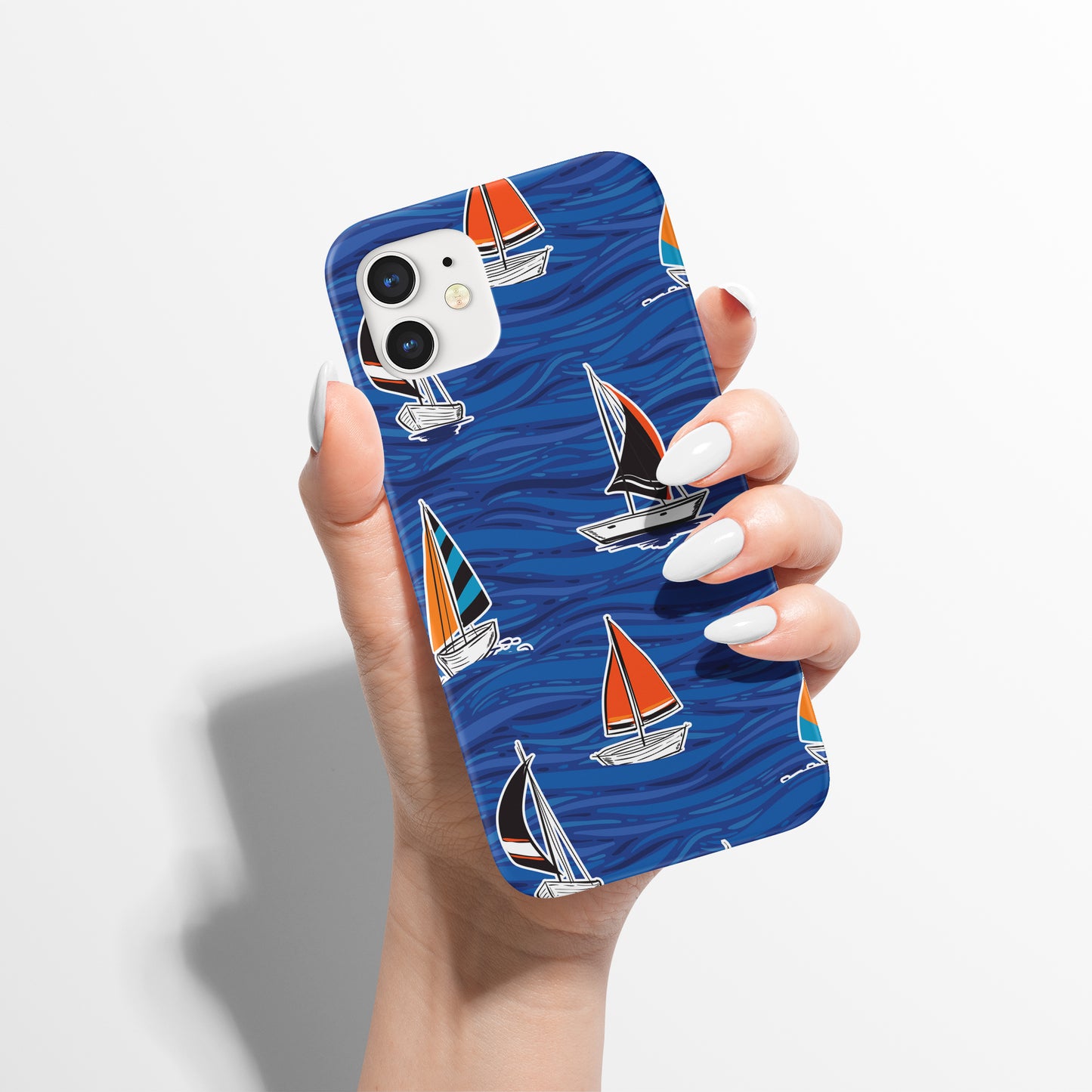 Sailing Boats Trip Pattern iPhone Case