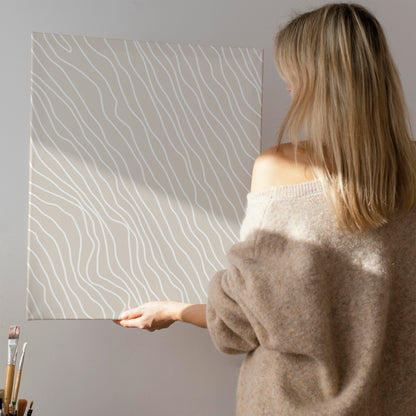 Aesthetic Lines Canvas