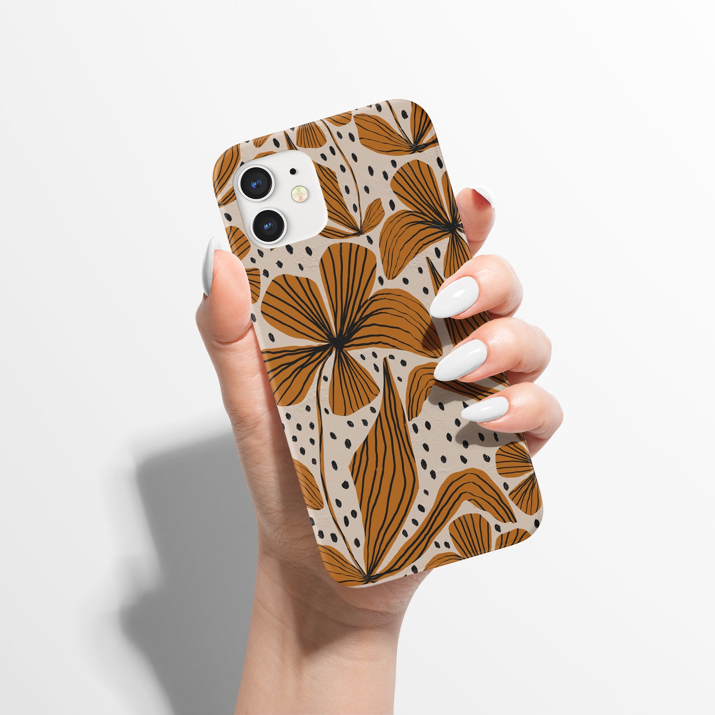 Hand Painted Floral Boho Art iPhone Case