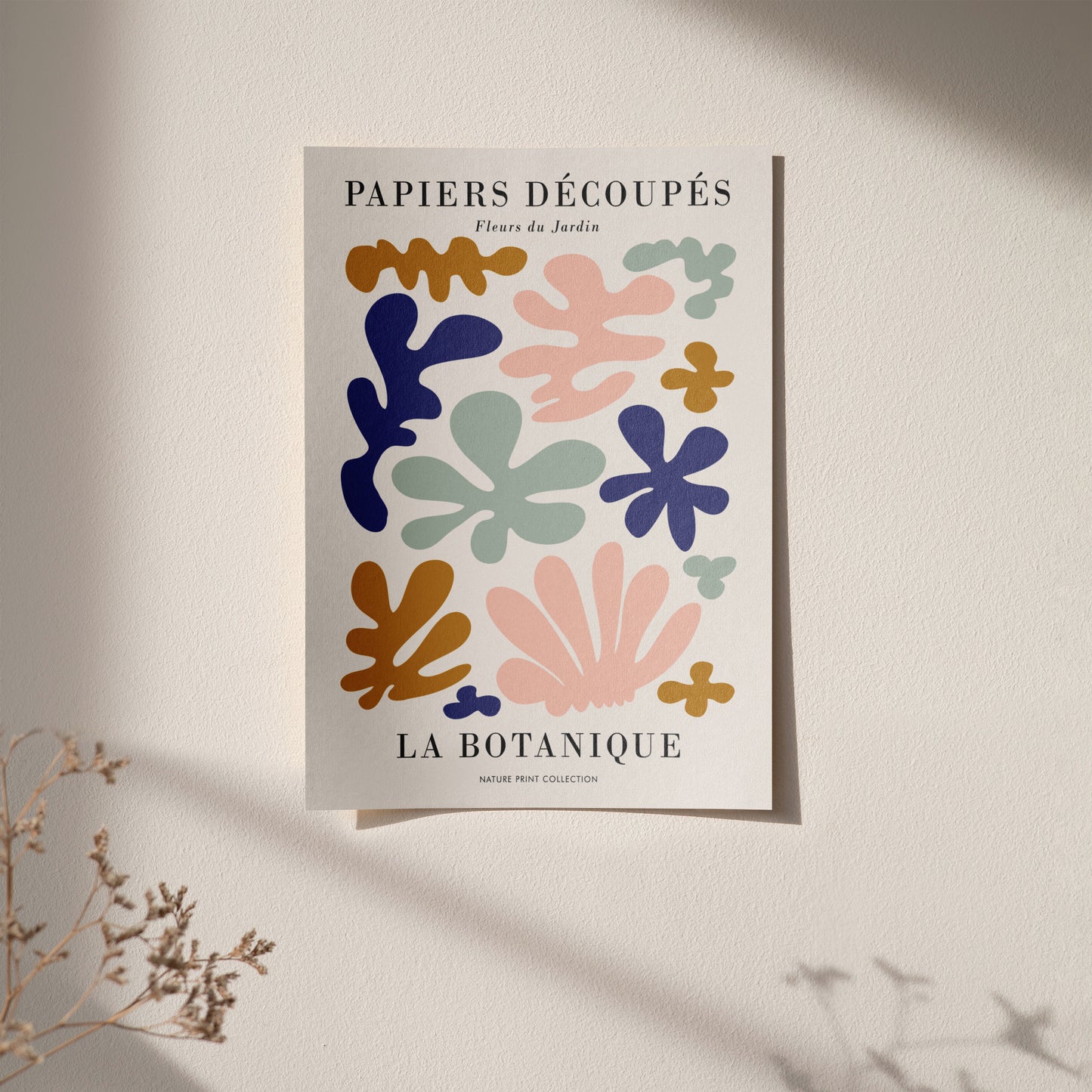 Botanical Papiers Cutouts Poster