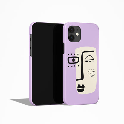 Funny Face Picasso iPhone Case