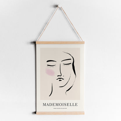 Mademoiselle Portrait Poster