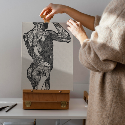 Body, Modern Canvas Print