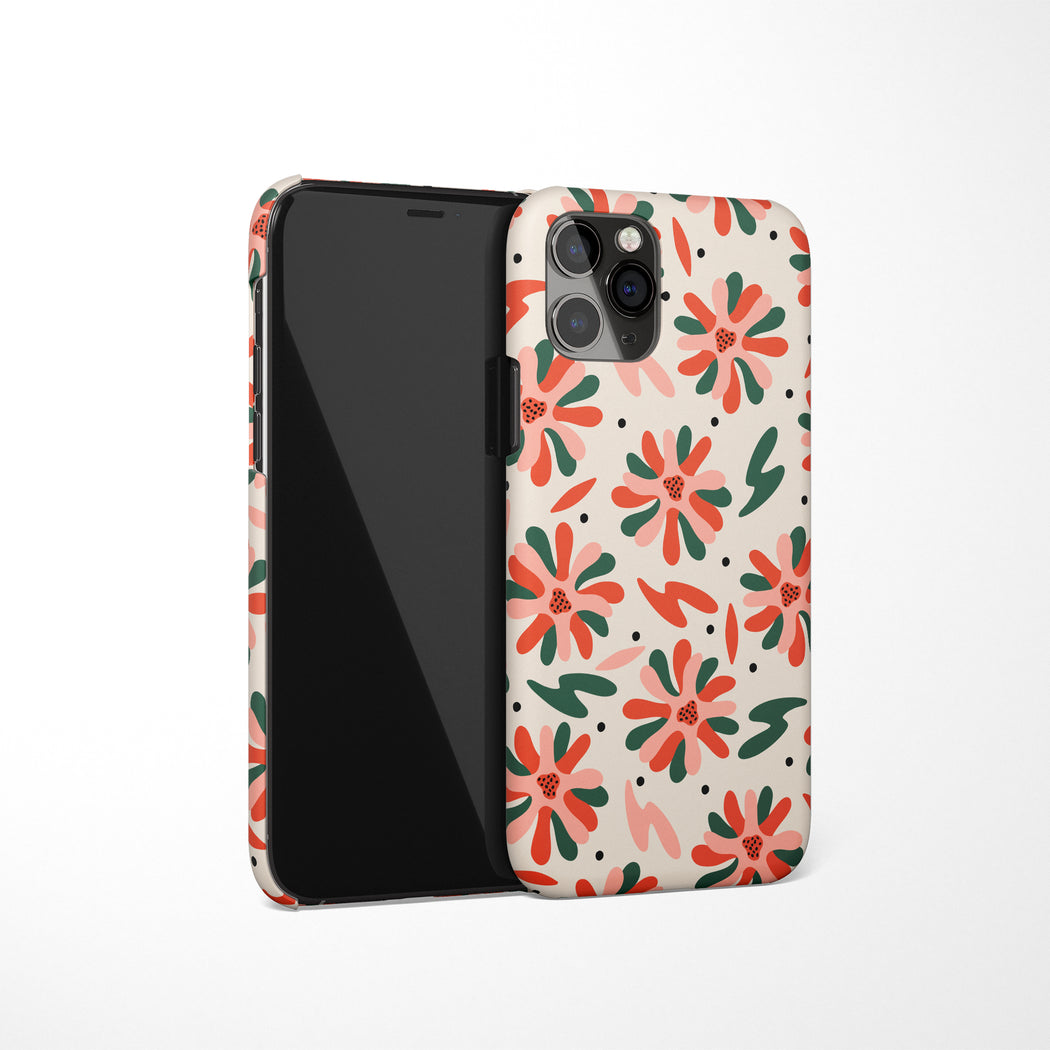 iPhone Case with Floral Pattern