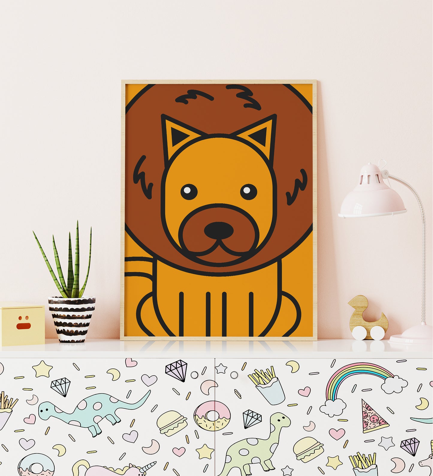 Cute Lion Poster