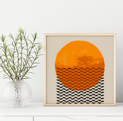 Abstract Sunset Print - Shop posters, Art prints, Laptop Sleeves, Phone case and more Online!