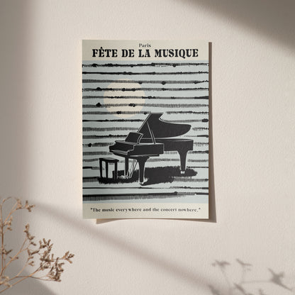 World Music Day, Paris Poster