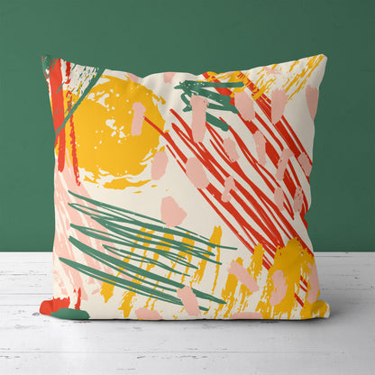 Summer Abstract Pillow