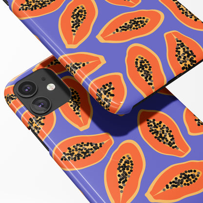 Purple Papaya iPhone Case