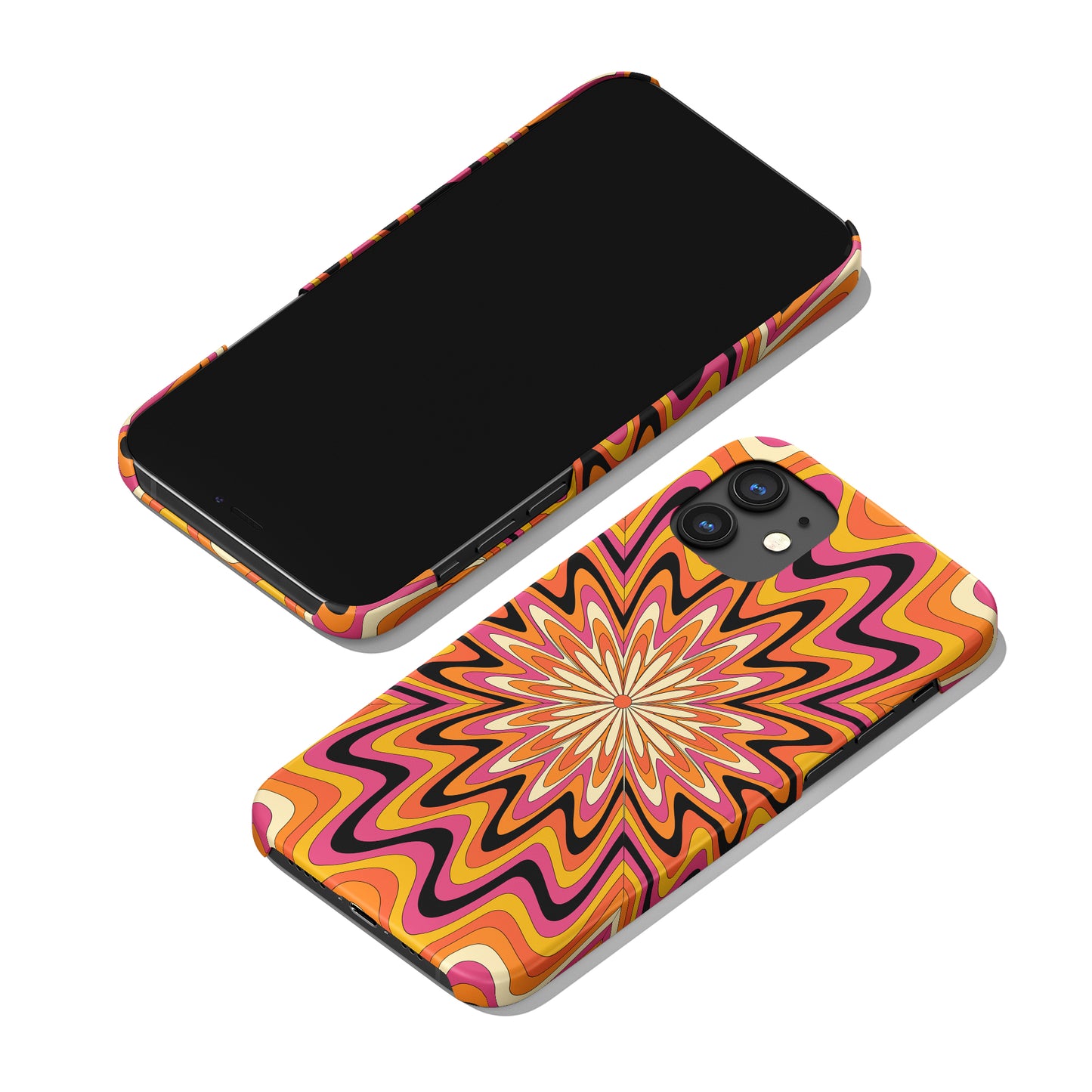 Groovy Swirl Retro iPhone Case