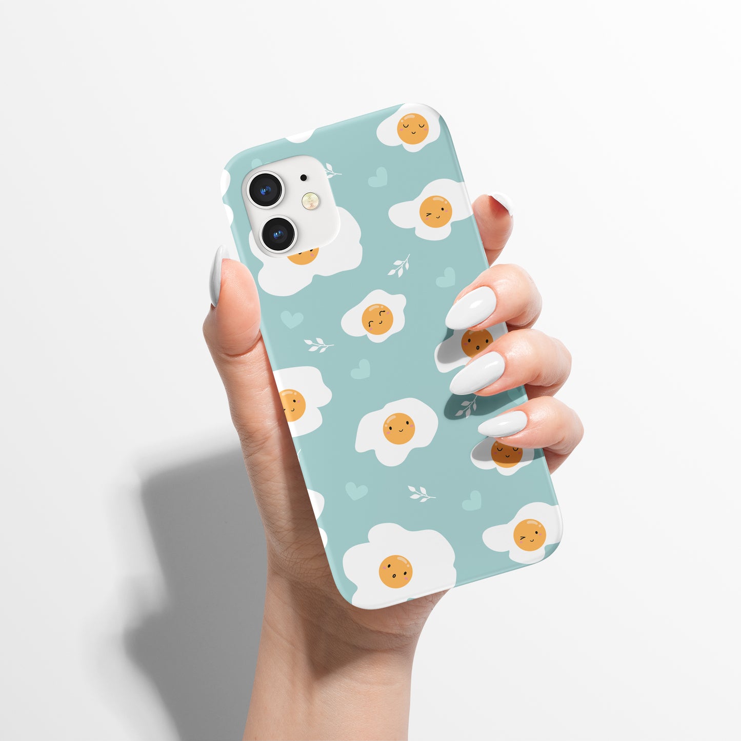 Blue Sky Eggs Pattern iPhone Case