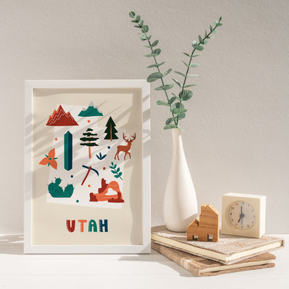 Utah, Travel Poster