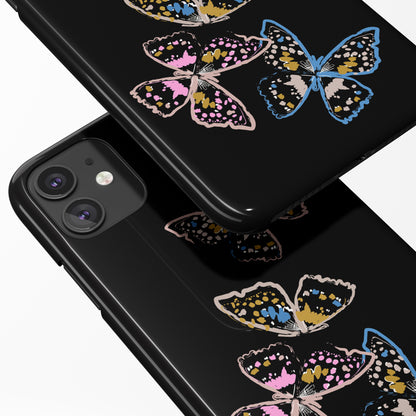 Black Butterflies iPhone Case