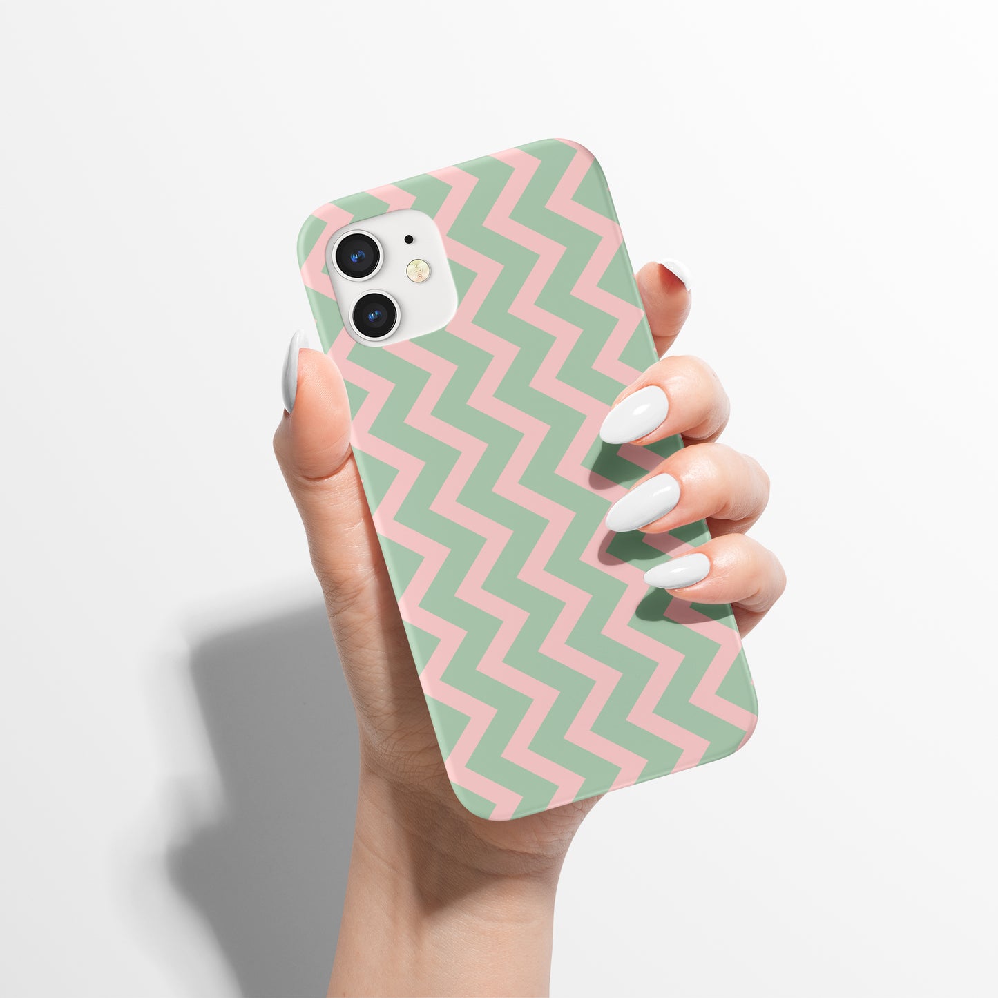 Pastel Zig Zag Pattern iPhone Case