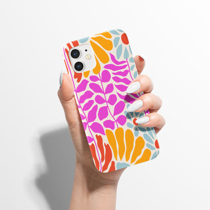 Colorful Botanical Floral iPhone Case