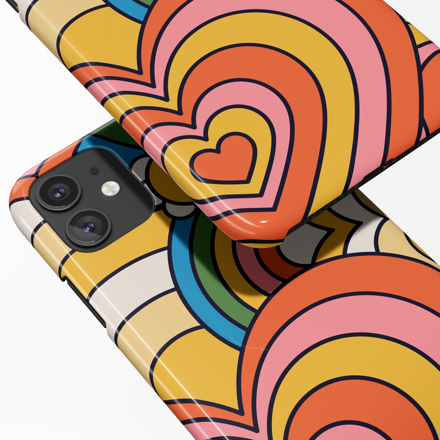 Retro Colorful iPhone Case