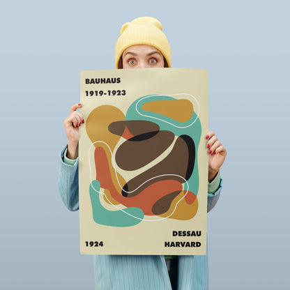 Bauhaus Dessau Harvard Poster