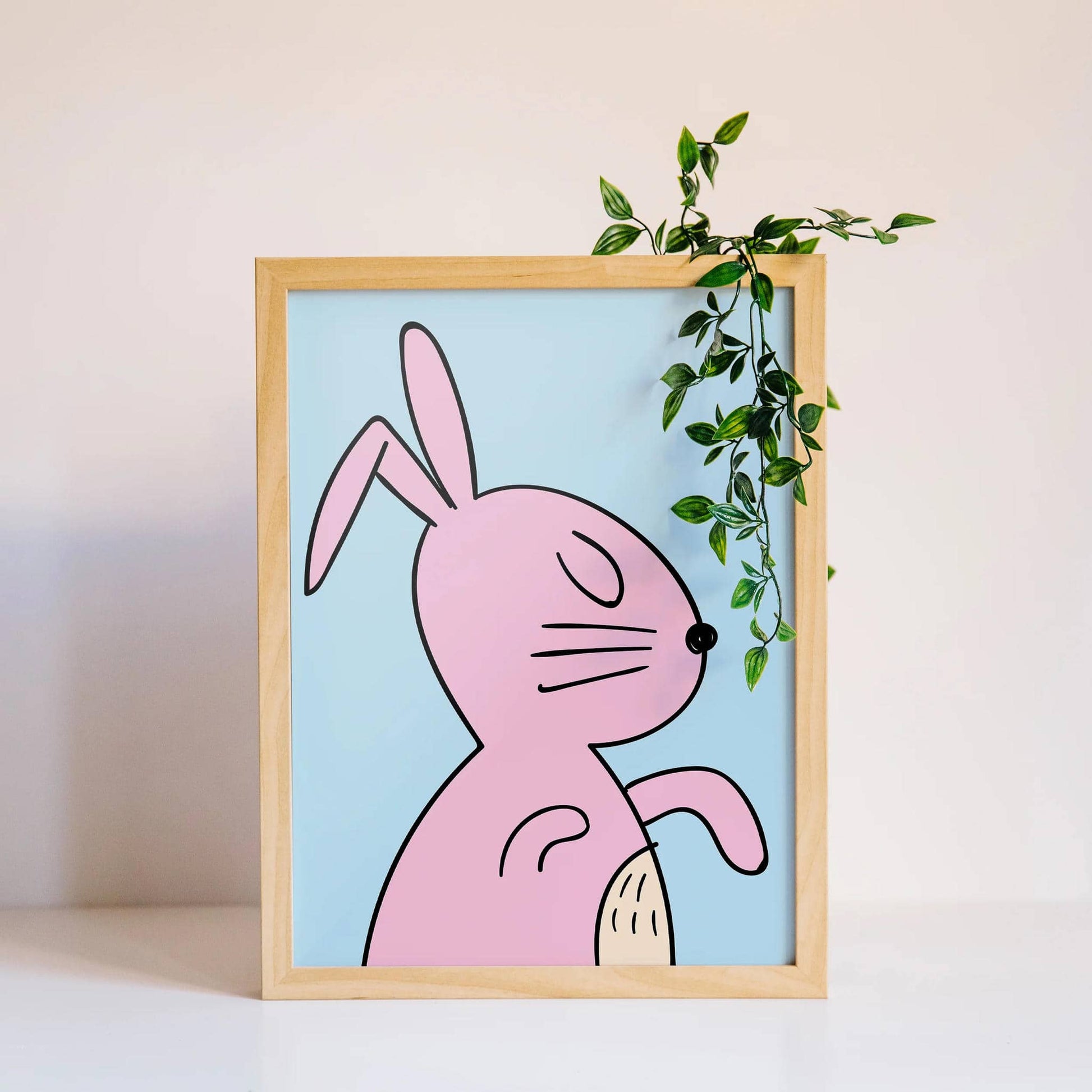 Pink Rabbit Poster – HypeSheriff