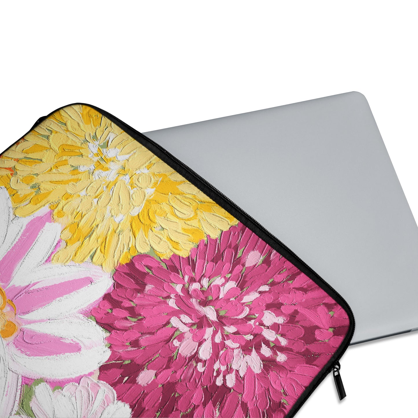 Painted Colorful Flowers- Laptop Sleeve